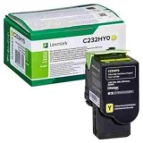 Original OEM Toner Lexmark C232 (C2320Y0) (Yellow) for Lexmark MC2425ADW