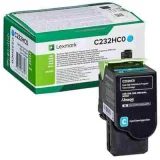 Original OEM Toner Lexmark C232 (C232HC0) (Cyan) for Lexmark MC2425ADW