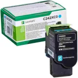 Original OEM Toner Lexmark C242 (C242XC0) (Cyan) for Lexmark MC2425ADW