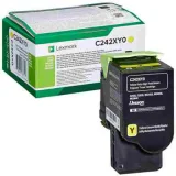 Original OEM Toner Lexmark C242 (C242XY0) (Yellow) for Lexmark MC2425ADW