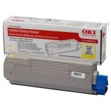 Original OEM Toner Oki C5850/5950 (43865721) (Yellow) for Oki MC560