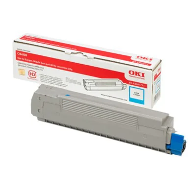 Original OEM Toner Oki C8600 8800 (43487711) (Cyan)