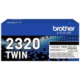 Original OEM Toners Brother TN-2320 (TN2320TWIN) (Black) (2-pack) for Brother DCP-L2520DW