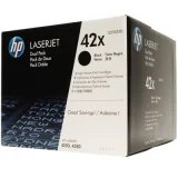 Original OEM Toners HP 42X (Q5942XD) (Black) (2-pack)