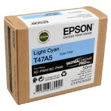Original OEM Ink Cartridge Epson T47A5 (C13T47A500) (Light cyan) for Epson SureColor SC-P900