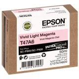 Original OEM Ink Cartridge Epson T47A6 (C13T47A600) (Light magenta)