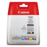 Original OEM Ink Cartridges Canon CLI-571 CMYK (0386C005) (4xpack)