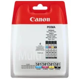 Original OEM Ink Cartridges Canon CLI-581 CMYK (2103C004) (4xpack)