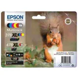 Original OEM Ink Cartridges Epson 378 XL/478 XL CMYK (C13T379D4010) (multi pack)