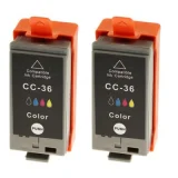 Compatible Ink Cartridges CLI-36 for Canon (1511B018) (Color) (2-pack)