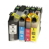 Compatible Ink Cartridges LC-127/125 XL CMYK for Brother (LC127XLVALBP) (multi pack)